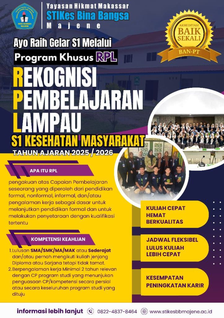 Raih Gelar S1 Kesehatan Masyarakat Lebih Cepat!